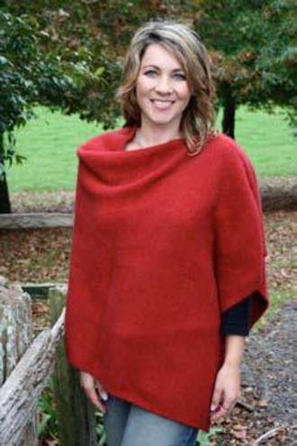 Merino Possum Zippered Wrap